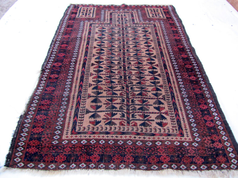 Vintage Persian Baluch Oriental Rug. RR2982 - Image 6
