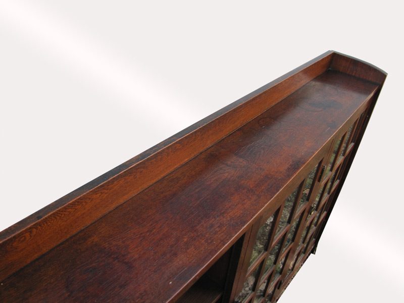 Superb Antique Three Door Early Gustav Stickley Bookcase w4139 - SOLD - Image 12