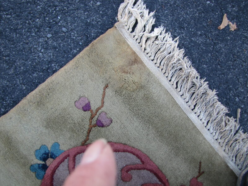 Antique Art Deco Chinese Rug - Image 10