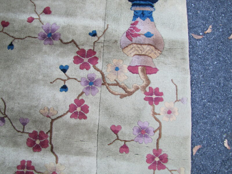 Antique Art Deco Chinese Rug - Image 4