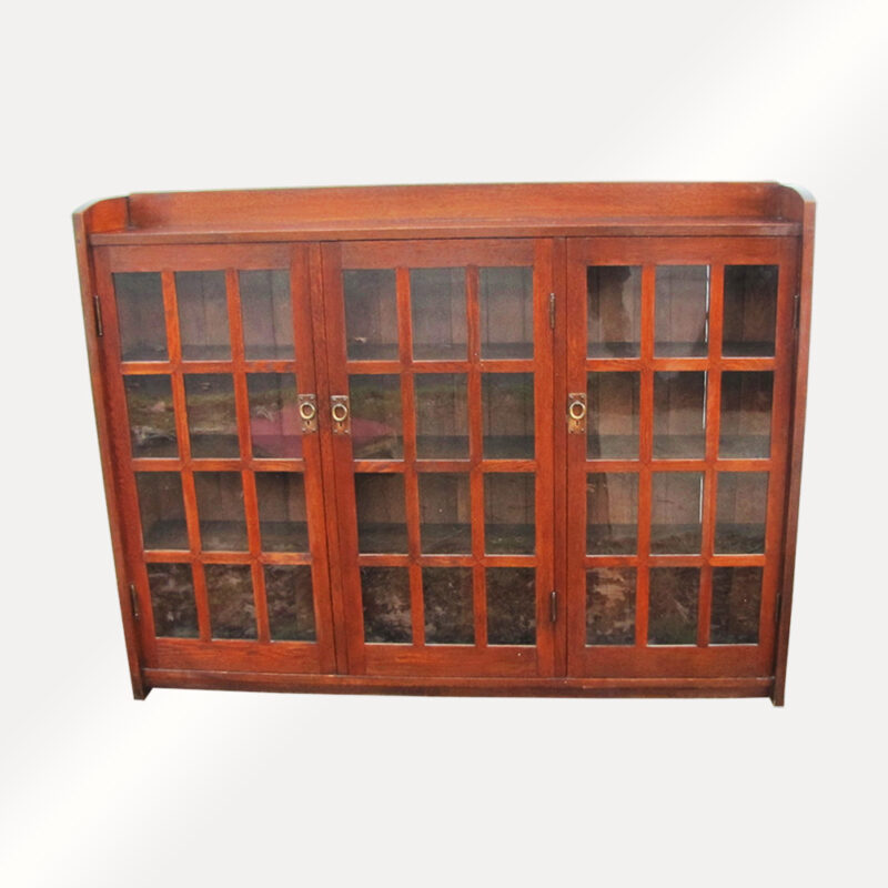 Superb Antique Three Door Early Gustav Stickley Bookcase w4139 - SOLD - Image 2