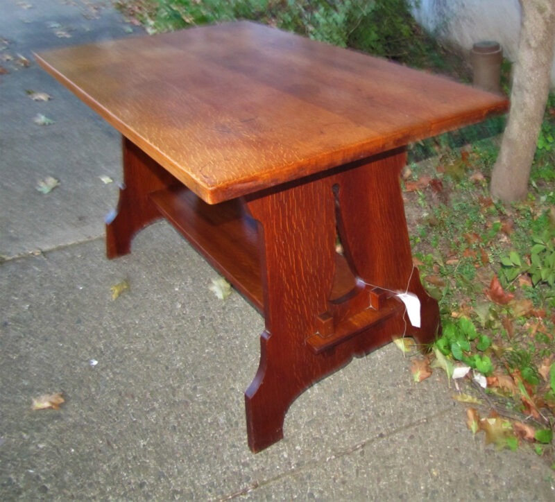 Superb Early Stickley Brothers Library Table w5365 - Image 12