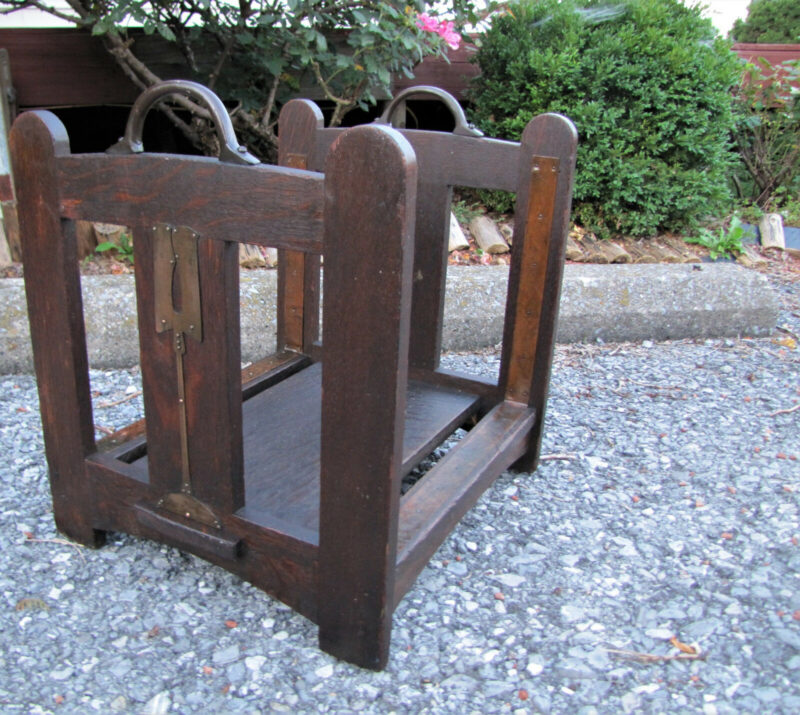 Antique Superb Rare Stickley Brothers Log Holder w5376 - Image 12