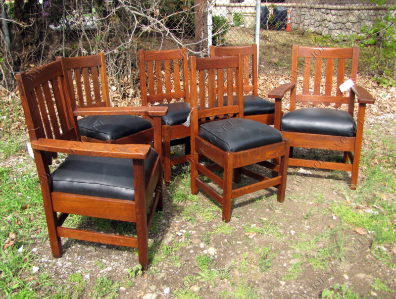 Stickley  Bros  Set Of Six Dining Chairs  |  F9586