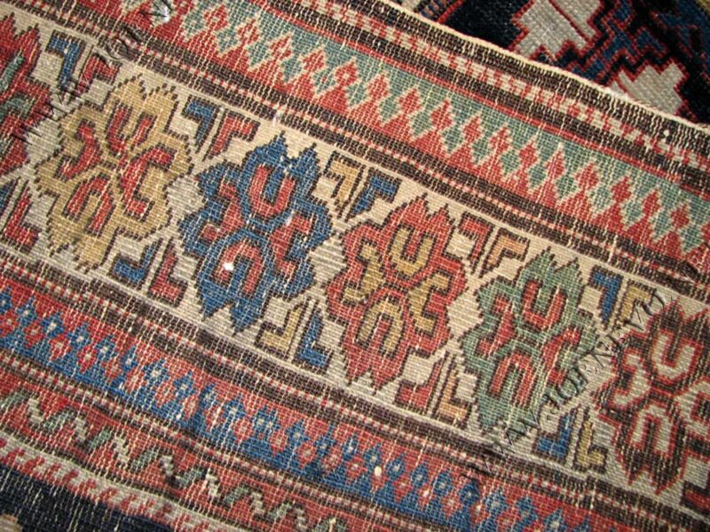 Caucasian Oriental Rug. R2139 - Image 13