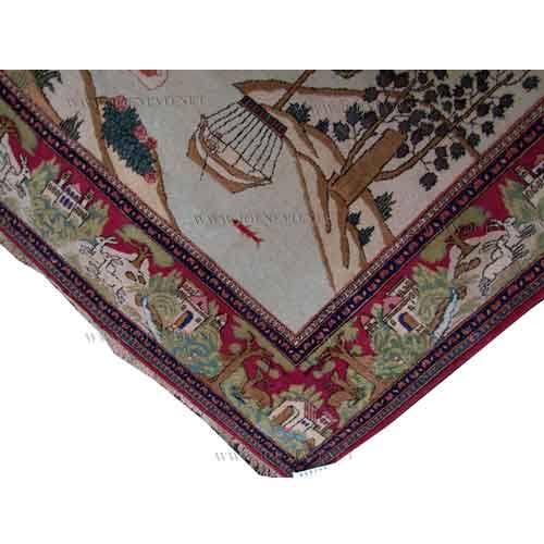 Rare  Semi  Antique  Persian  Kashan  Oriental  Rug  |  rr2791