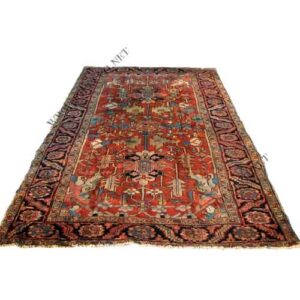 Superb  Antique  Persian  Heriz  Hand  Made  Oriental  Rug  |  rr514