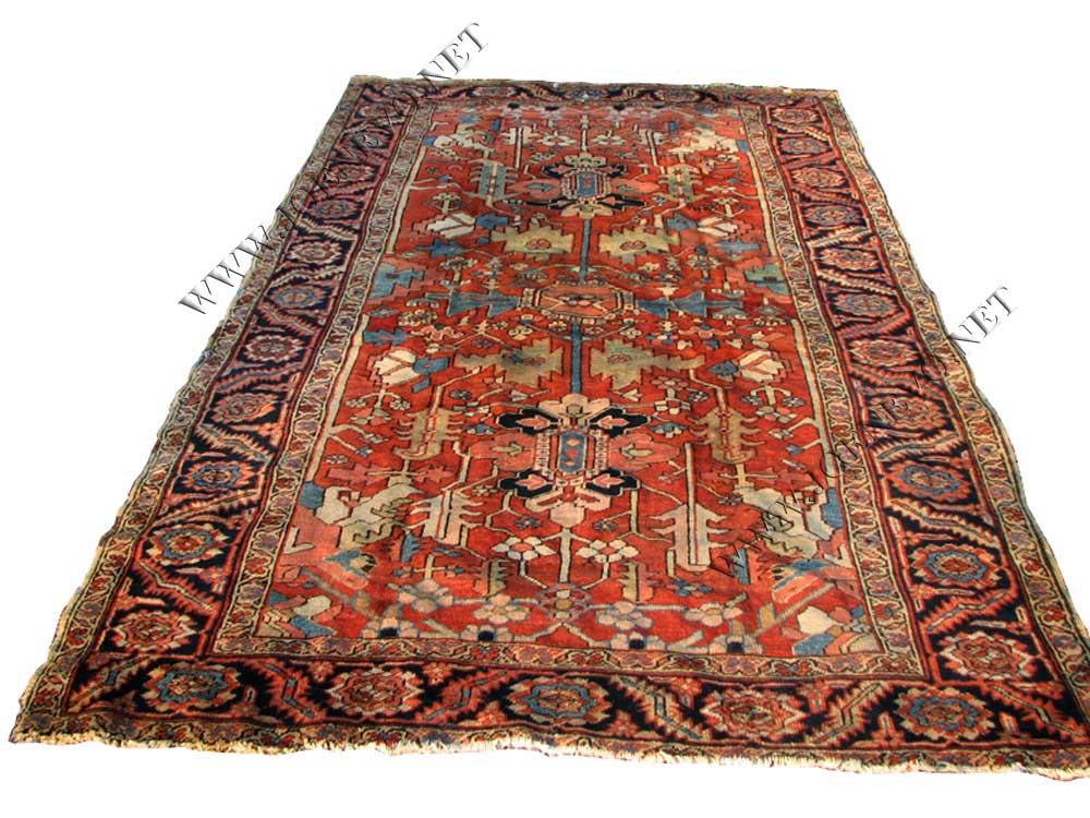 Superb  Antique  Persian  Heriz  Hand  Made  Oriental  Rug  |  rr514
