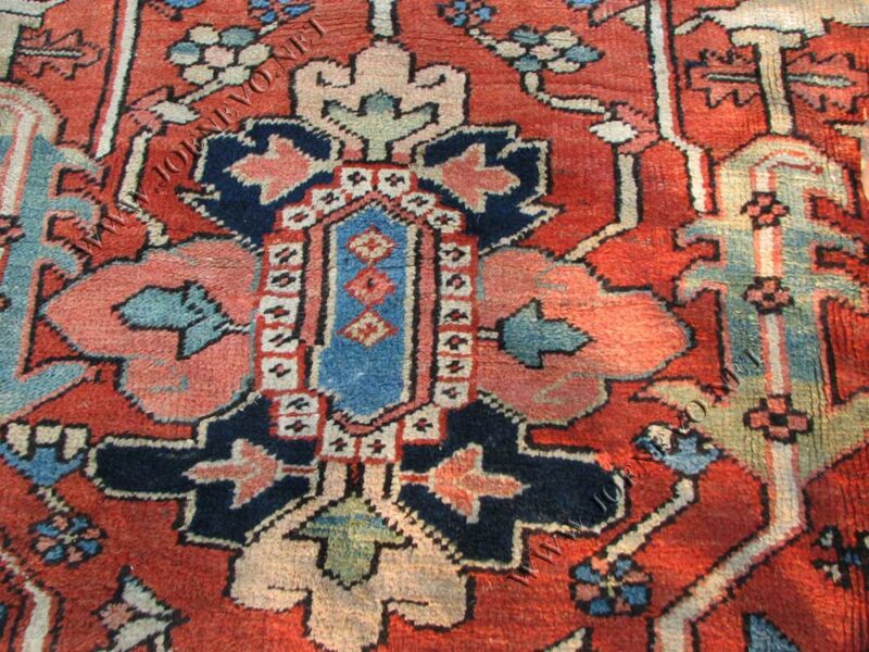 Superb  Antique  Persian  Heriz  Hand  Made  Oriental  Rug  |  rr514