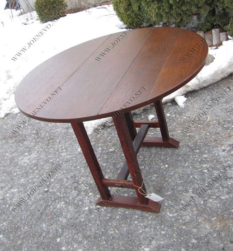 Antique  Mission  Gustav  Stickley  Drop  Leaf  Table  |  W2917