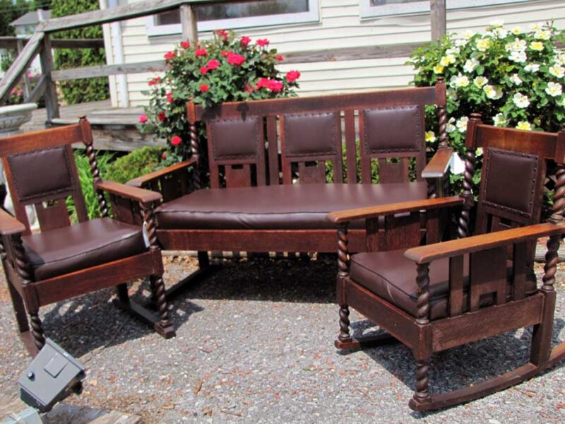 Superb Three Pc. Set Stickley Bros Seating  | W3270