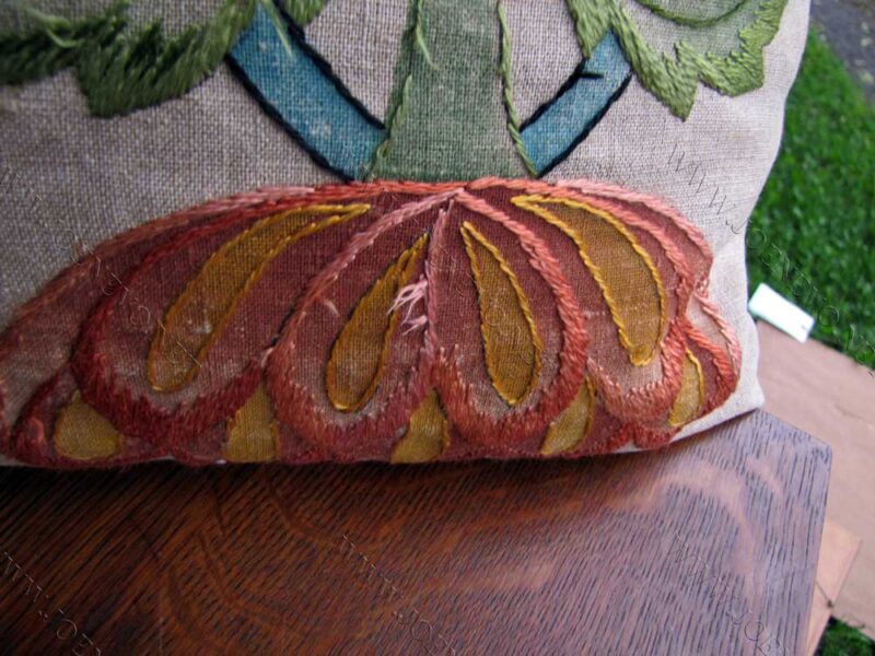 Antique Beautiful Arts & Crafts Pillow  |  W3283