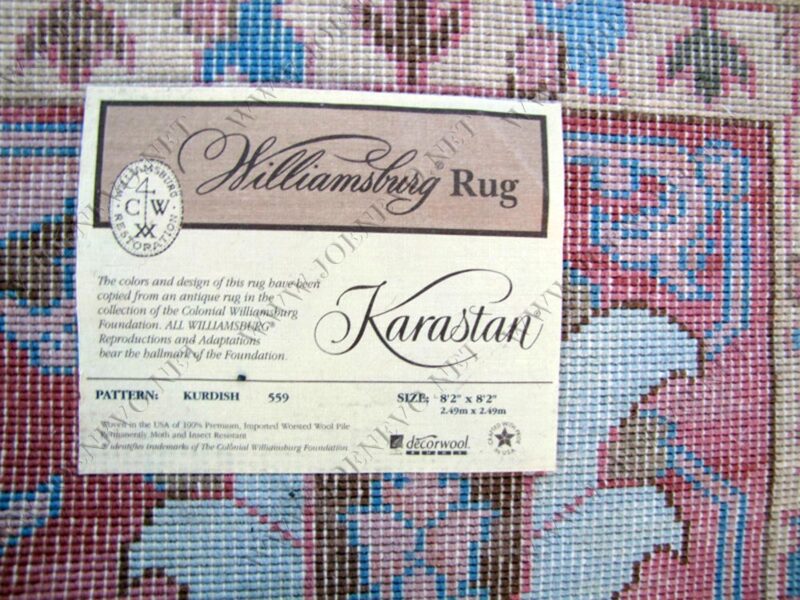 Great  Vintage Williamsburg  Karastan Rug  |  rr22