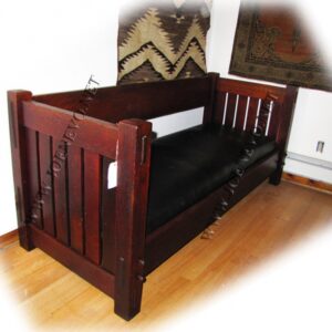 Antique Gustav Stickley  Rare Knocked Down  Setttle  |  W2681