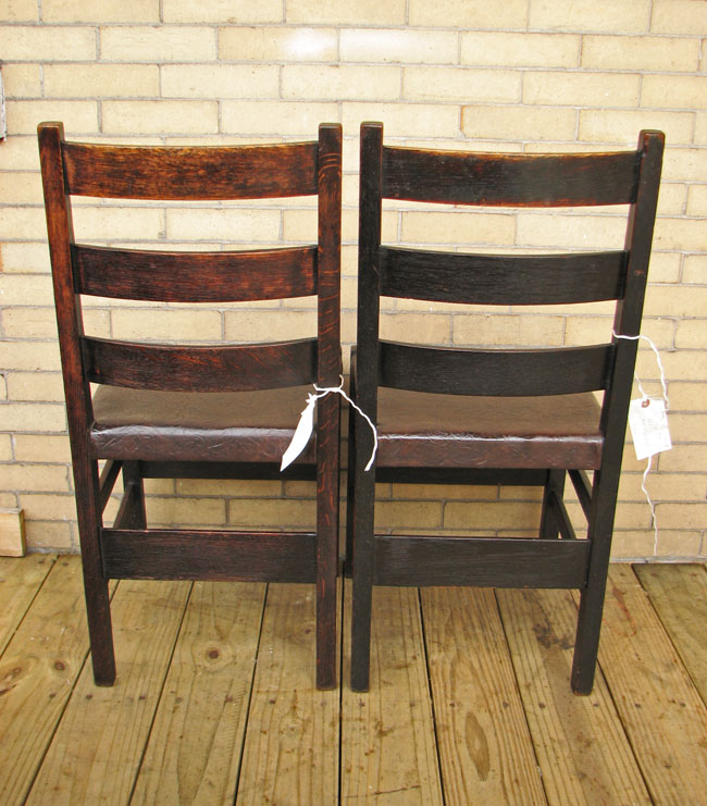 Gustav Stickley  Early Side Chairs  |  F8211