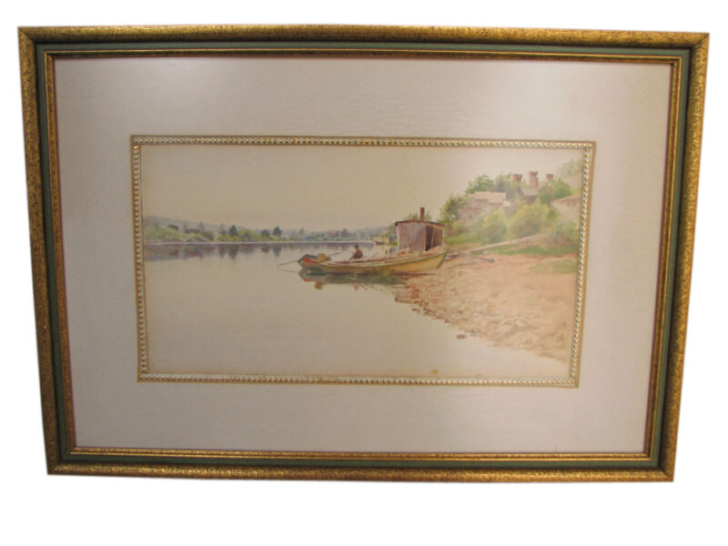 J. Wesley Little  Signed Watercolor  |  F8392