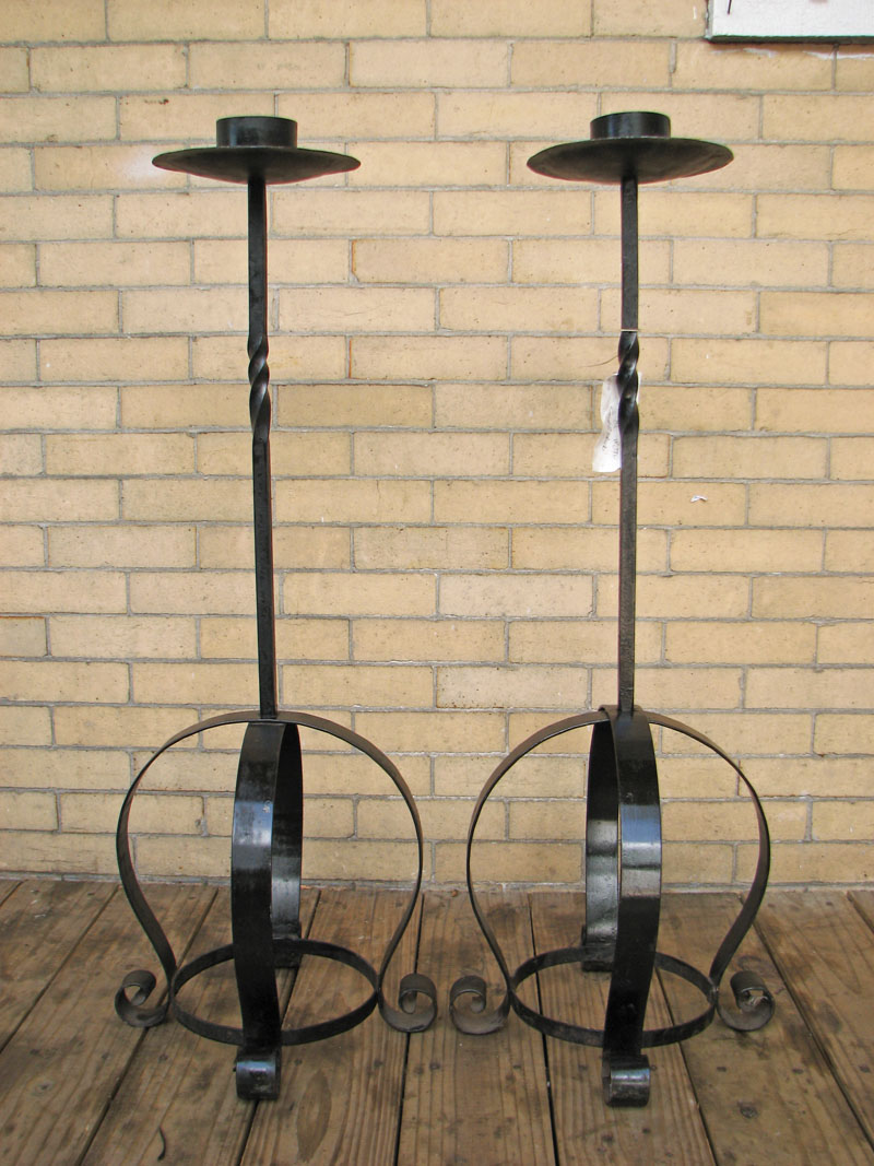 Wrought Iron  Candle Holders  |  FF349