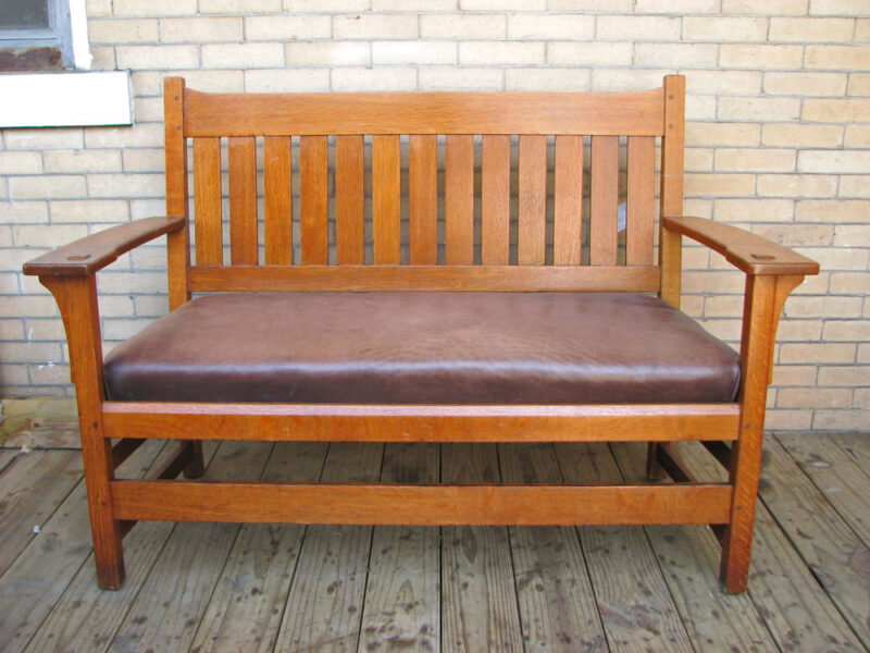 L&jg Stickley Settee F383