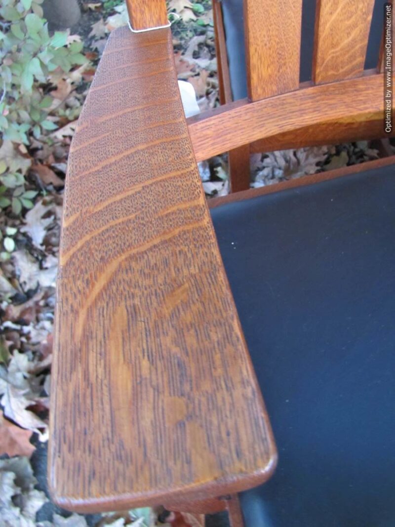 Great Antique L&jG Stickley Set of 10 Dining Chairs w2006 - Image 17