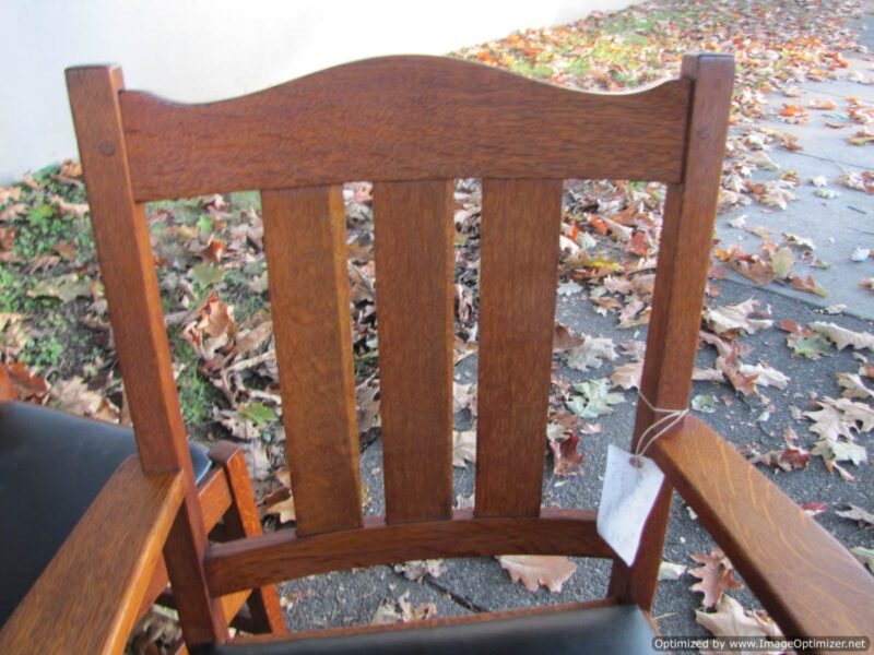 Great Antique L&jG Stickley Set of 10 Dining Chairs w2006 - Image 19