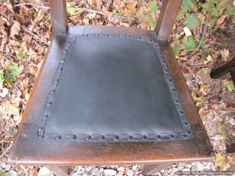 Antique Set of five A&C Chairs from STICKLEY Era W1430 - Image 6