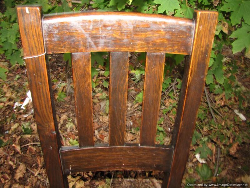 Antique Set of five A&C Chairs from STICKLEY Era W1430 - Image 7