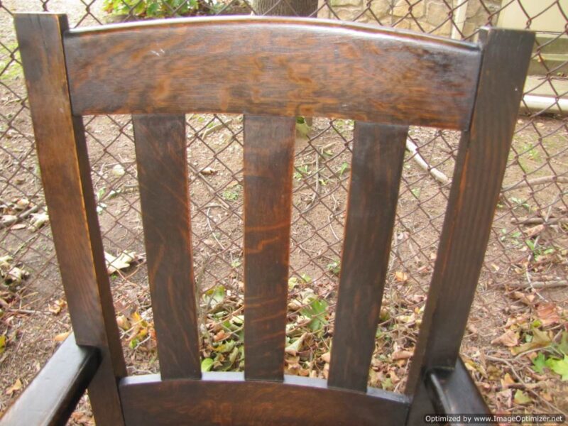 Antique Set of five A&C Chairs from STICKLEY Era W1430 - Image 11