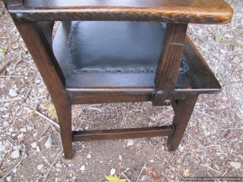 Antique Set of five A&C Chairs from STICKLEY Era W1430 - Image 16