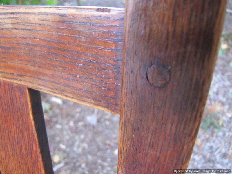 Superb Set of Five Antique Gustav Stickley Chairs in Harvey Ellis design W2594 - Image 19