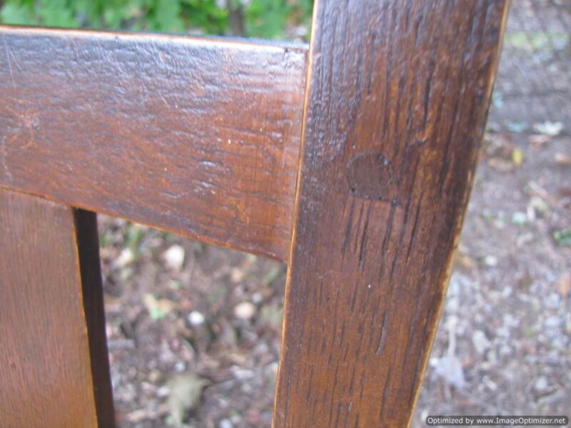Superb Set of Five Antique Gustav Stickley Chairs in Harvey Ellis design W2594 - Image 20