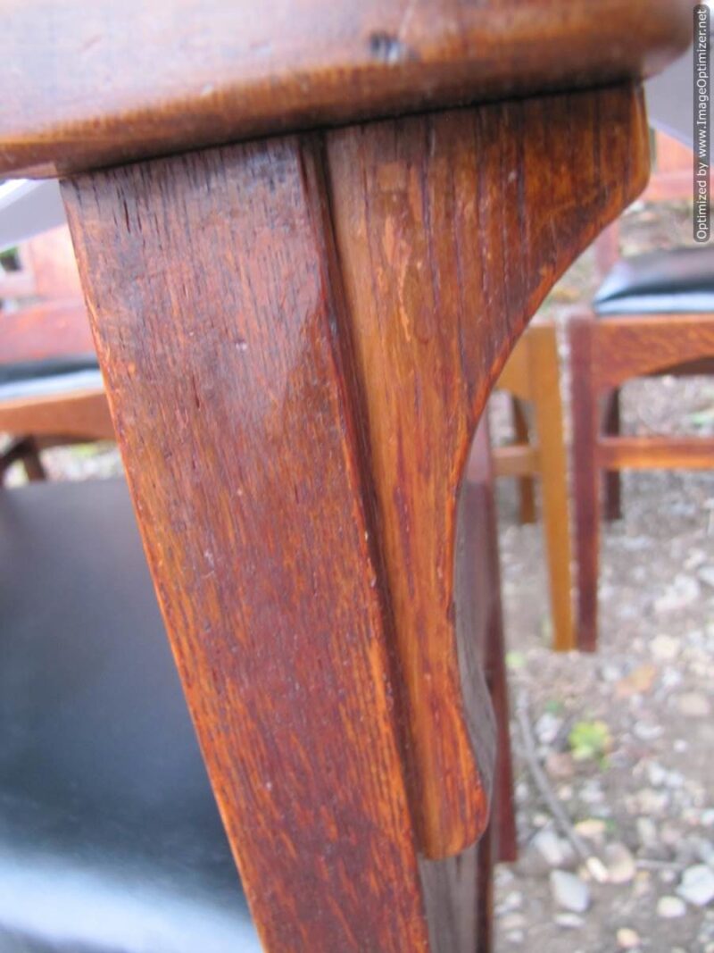 Superb Set of Five Antique Gustav Stickley Chairs in Harvey Ellis design W2594 - Image 23