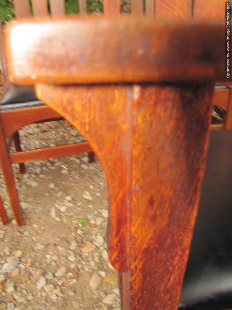 Superb Set of Five Antique Gustav Stickley Chairs in Harvey Ellis design W2594 - Image 24