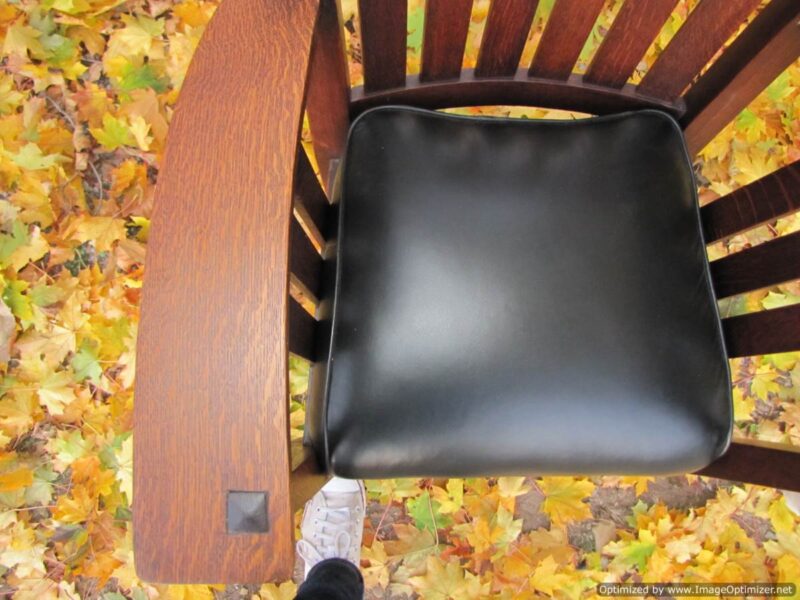Superb Charles Stickley Antique Arm Chair W3290 - Image 4