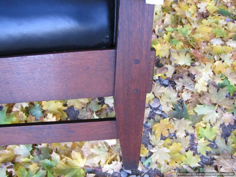 Superb Charles Stickley Antique Arm Chair W3290 - Image 9