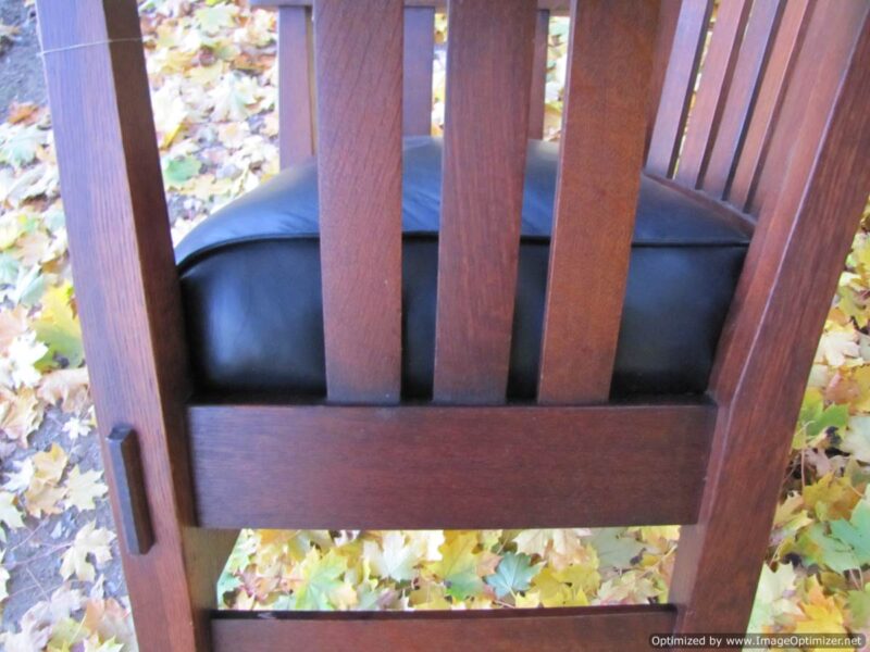 Superb Charles Stickley Antique Arm Chair W3290 - Image 10
