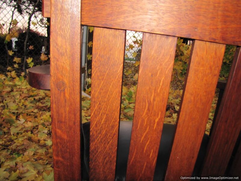 Superb Charles Stickley Antique Arm Chair W3290 - Image 13