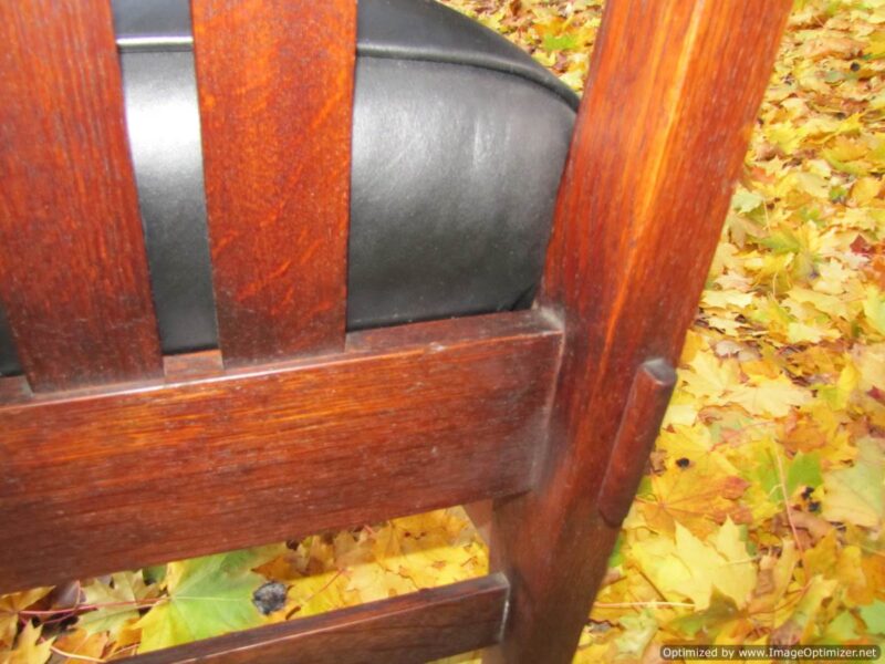 Superb Charles Stickley Antique Arm Chair W3290 - Image 15
