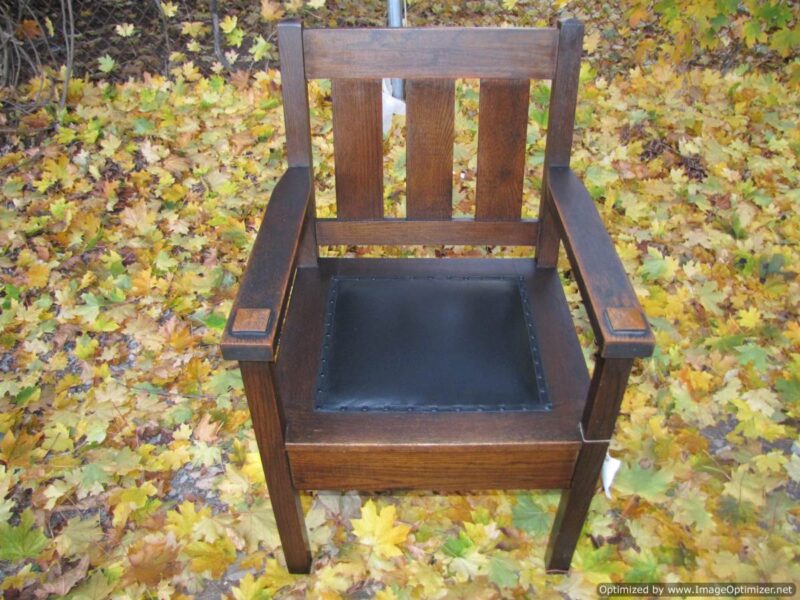 Antique Arts & Crafts Large Arm Chair. W4336
