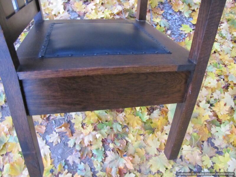 Antique Arts & Crafts Large Arm Chair. W4336 - Image 9