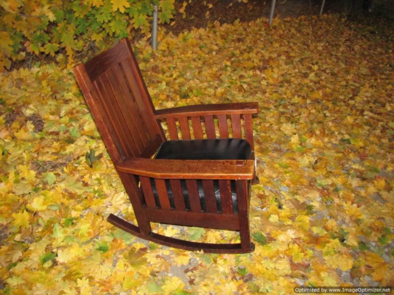 Great Antique L & jG Stickley Armchair w/ Slats W4451 - Image 3