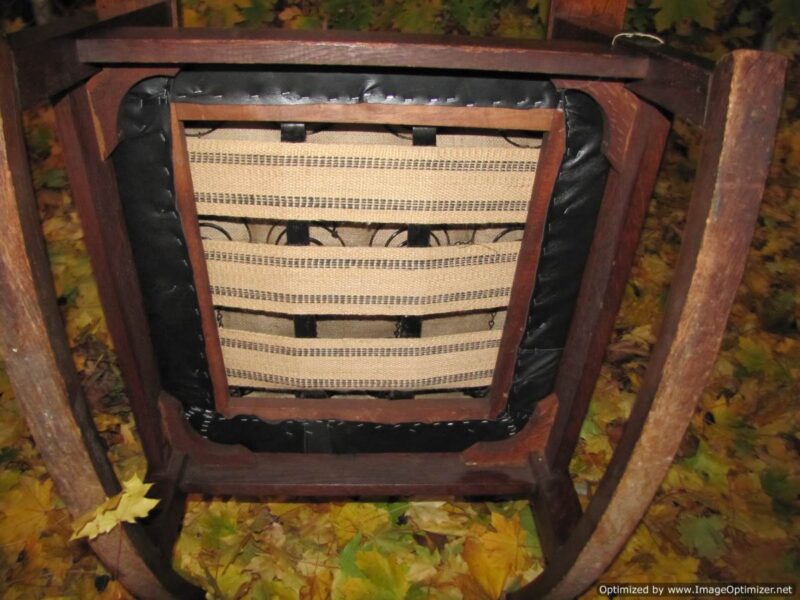 Great Antique L & jG Stickley Armchair w/ Slats W4451 - Image 11