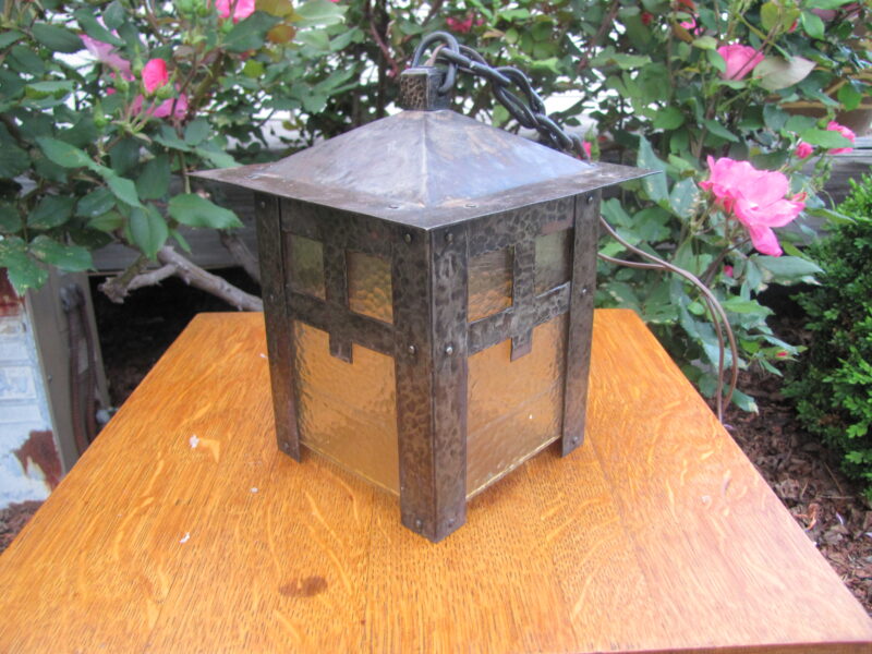 Antique Arts & Crafts Scones lighting w6050 - Image 4