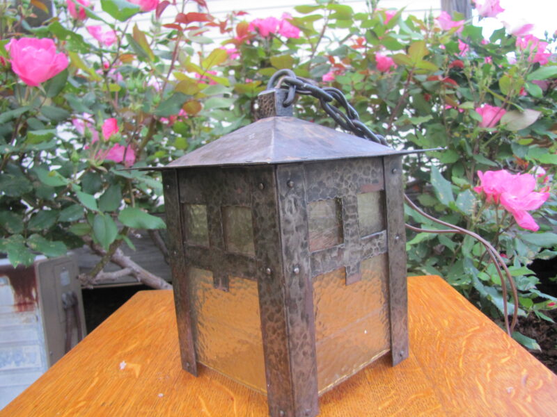Antique Arts & Crafts Scones lighting w6050 - Image 5