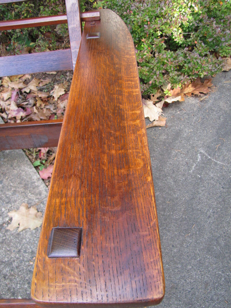Superb Antique L&jG Stickley Paddle Arm Morris Chair w2511 - Image 8