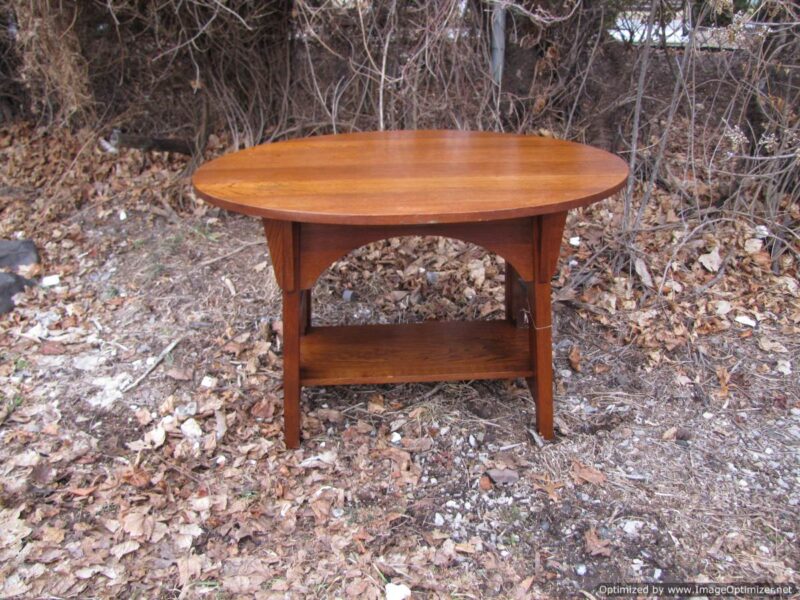 Oval Library Table by Brooks W3263 - Image 13