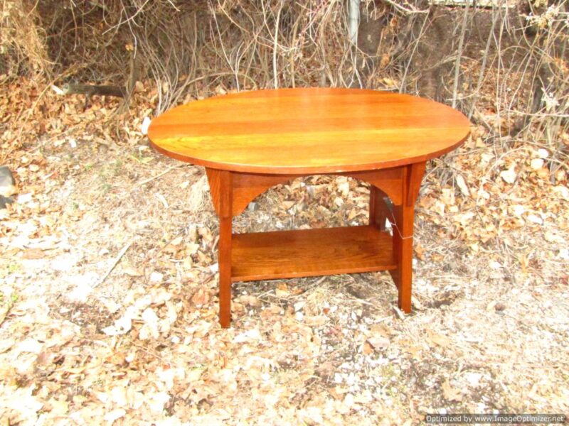 Oval Library Table by Brooks W3263
