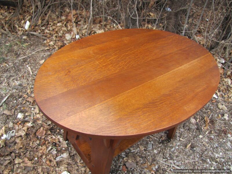 Oval Library Table by Brooks W3263 - Image 3