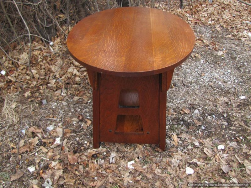 Oval Library Table by Brooks W3263 - Image 4
