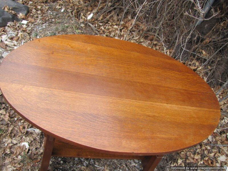 Oval Library Table by Brooks W3263 - Image 7