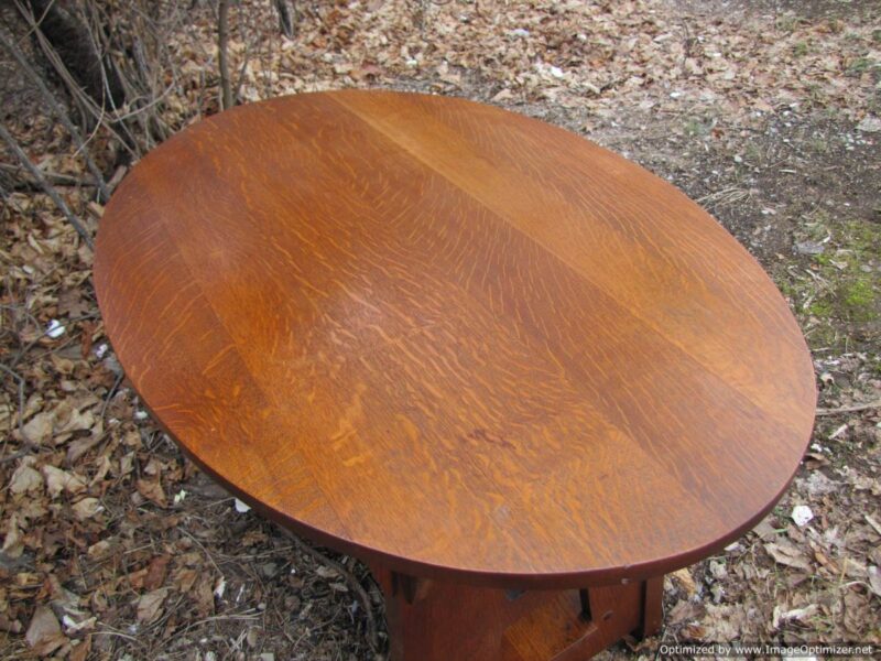 Oval Library Table by Brooks W3263 - Image 8